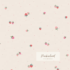Berry Drizzle from Haven by Art Gallery Fabrics Strawberry Cotton Quilting Fabric by the Yard by Amy Sinibaldi