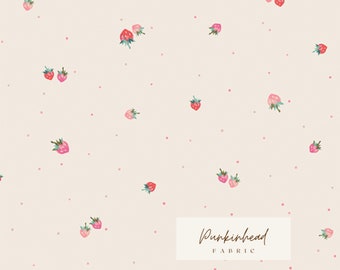 Berry Drizzle from Haven by Art Gallery Fabrics Strawberry Cotton Quilting Fabric by the Yard by Amy Sinibaldi