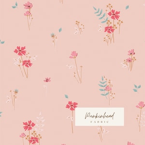 Covent Garden from The Softer Side by Art Gallery Fabrics Pink Blush Floral Cotton Quilting Fabric by the Yard by Amy Sinibaldi