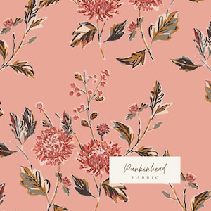 Kismet Cut Flowers Favor by Art Gallery Fabrics, Quilting Fabric by the Yard, Cotton Fabric, Floral Fabric by Sharon Holland