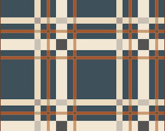 May include: A seamless pattern with a plaid design in shades of brown, beige, and blue.