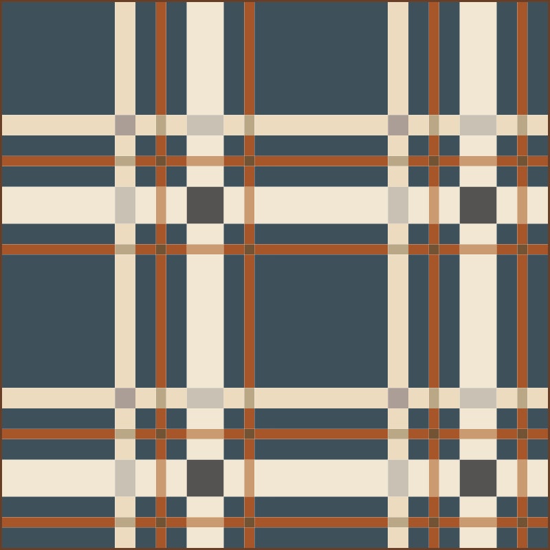 Rust Pattern Quilt - Etsy