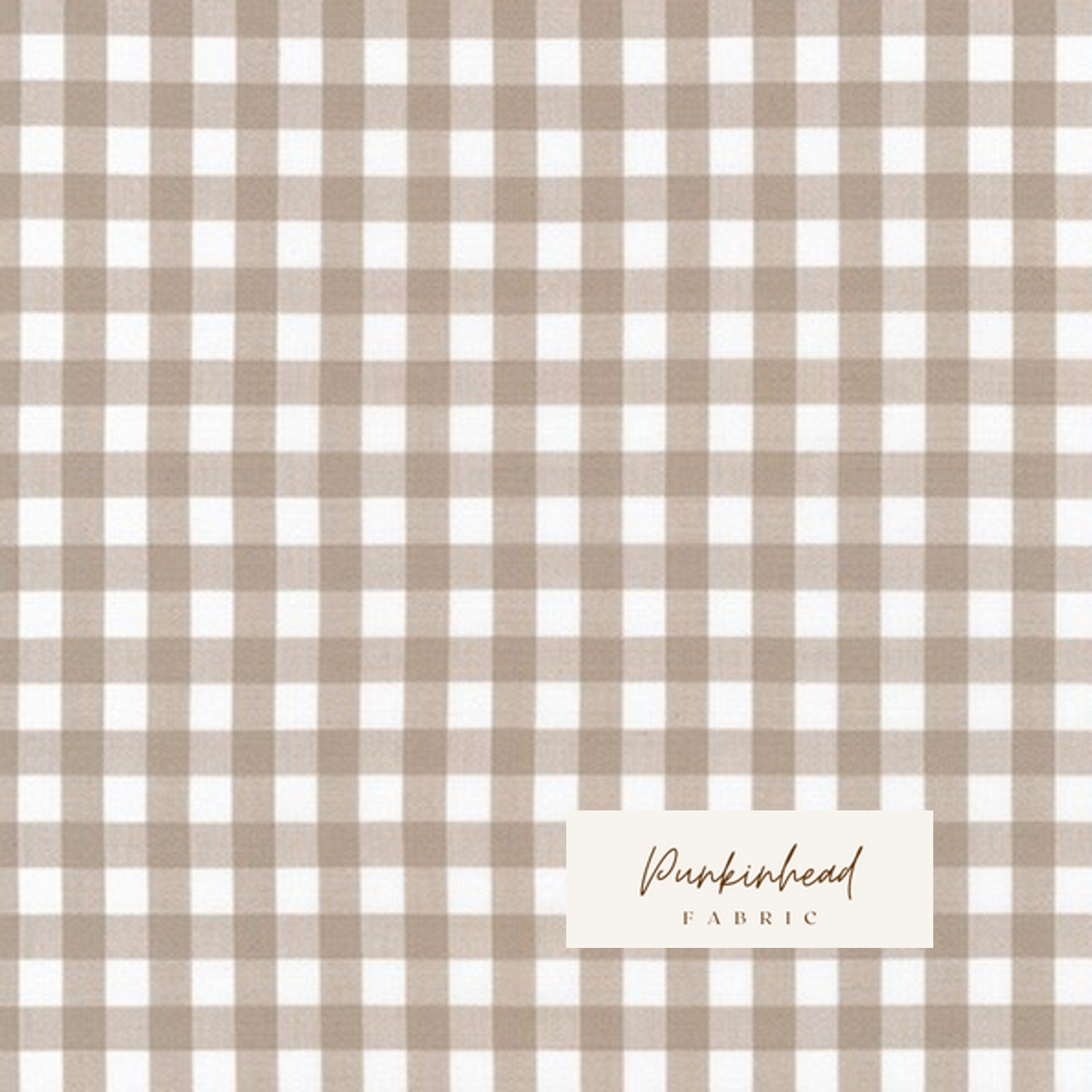 Kitchen Window Wovens Doeskin Taupe Tan Plaid Check Gingham