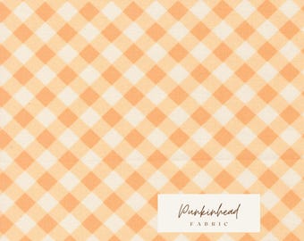 Pastel Prairie Gingham Checks & Plaid Apricot Peach Pink White Heather Briggs My Sew Quilty Life for Moda Spring Cotton Quilting Fabric