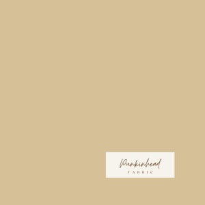 May include: A solid tan fabric background with the text "Punkinhead Fabric" in a white rectangle. The text is in a handwritten style font.
