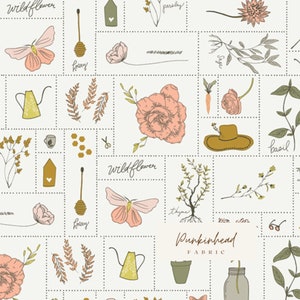 Gathered Simple Living by Art Gallery Fabrics, Quilting Fabric by the Yard, Cotton Fabric, Floral Fabric by Bonnie Christine