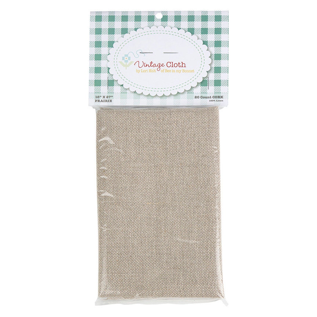 20 Count Linen in Prairie Tan Taupe Natural Zweigart Vintage Cloth by ...
