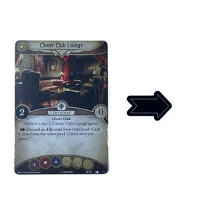 Arkham Horror das Kartenspiel LKG Acryl Ort Pfeile (Small)