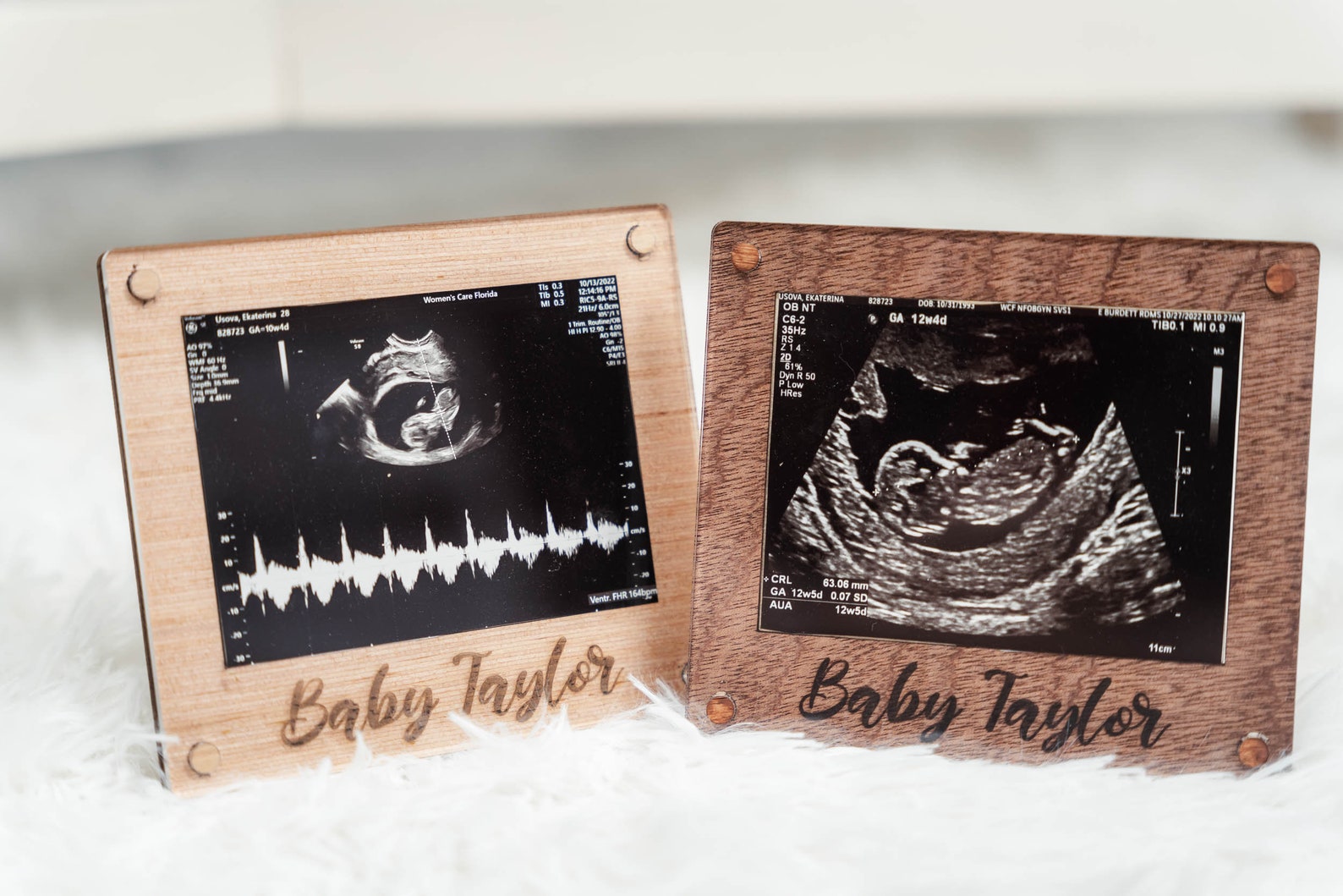 Personalized Ultrasound Frame With Baby Name Engraved - Etsy