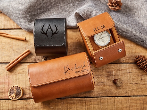 Mens watch case holder hot sale