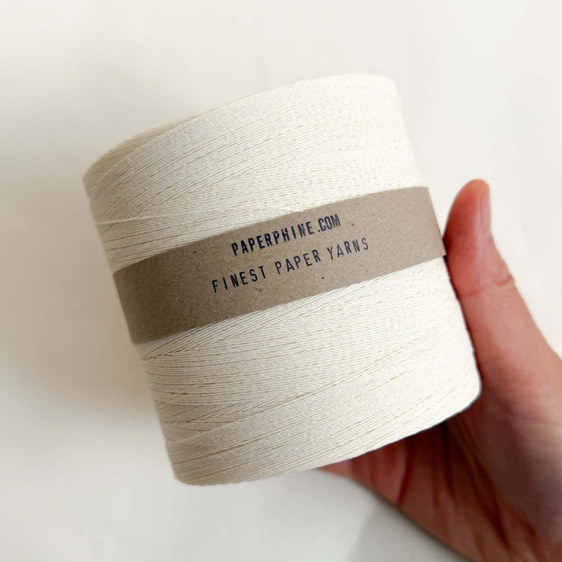 Hilo de papel ecológico en bobina de madera antigua - Papel de regalo rústico - Paperphine - Misterrobinson Finest Paper Yarn(L)