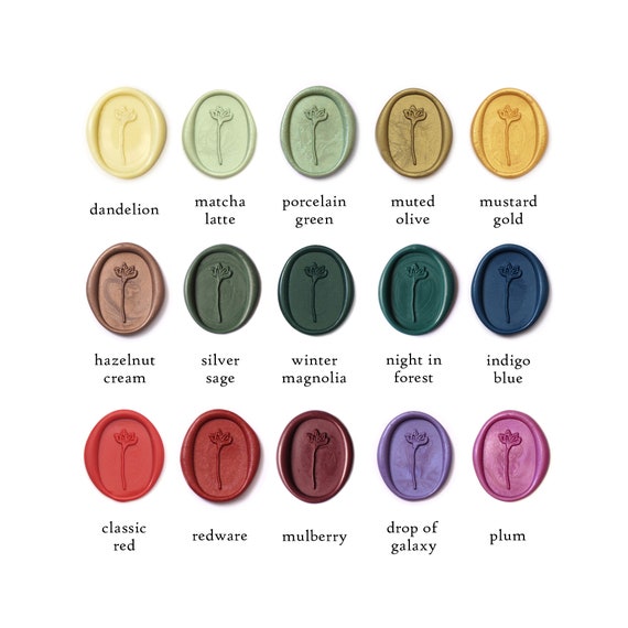 Quick Melt Sealing Wax Beads - Matte & Satin Colors
