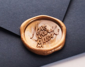 Be Our Guest Wax Seal Stamp Kit - Wedding Wax Seal - Misterrobinson