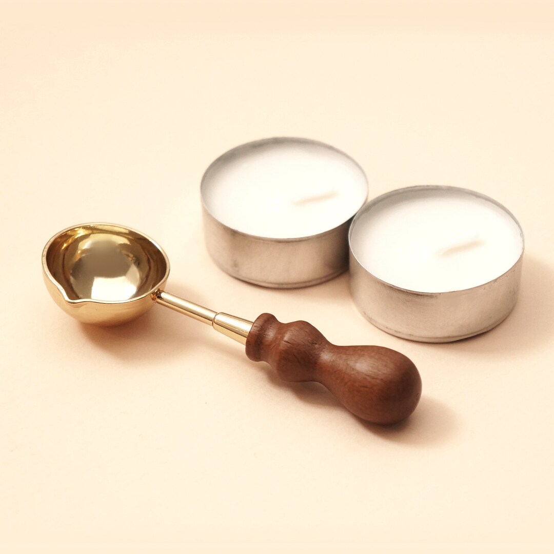Wax Seal Spoon Sealing Wax Spoon Wax Seal Melter Wax Melting Kit Misterrobinson Etsy