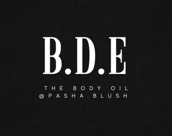 BDE Körperöl