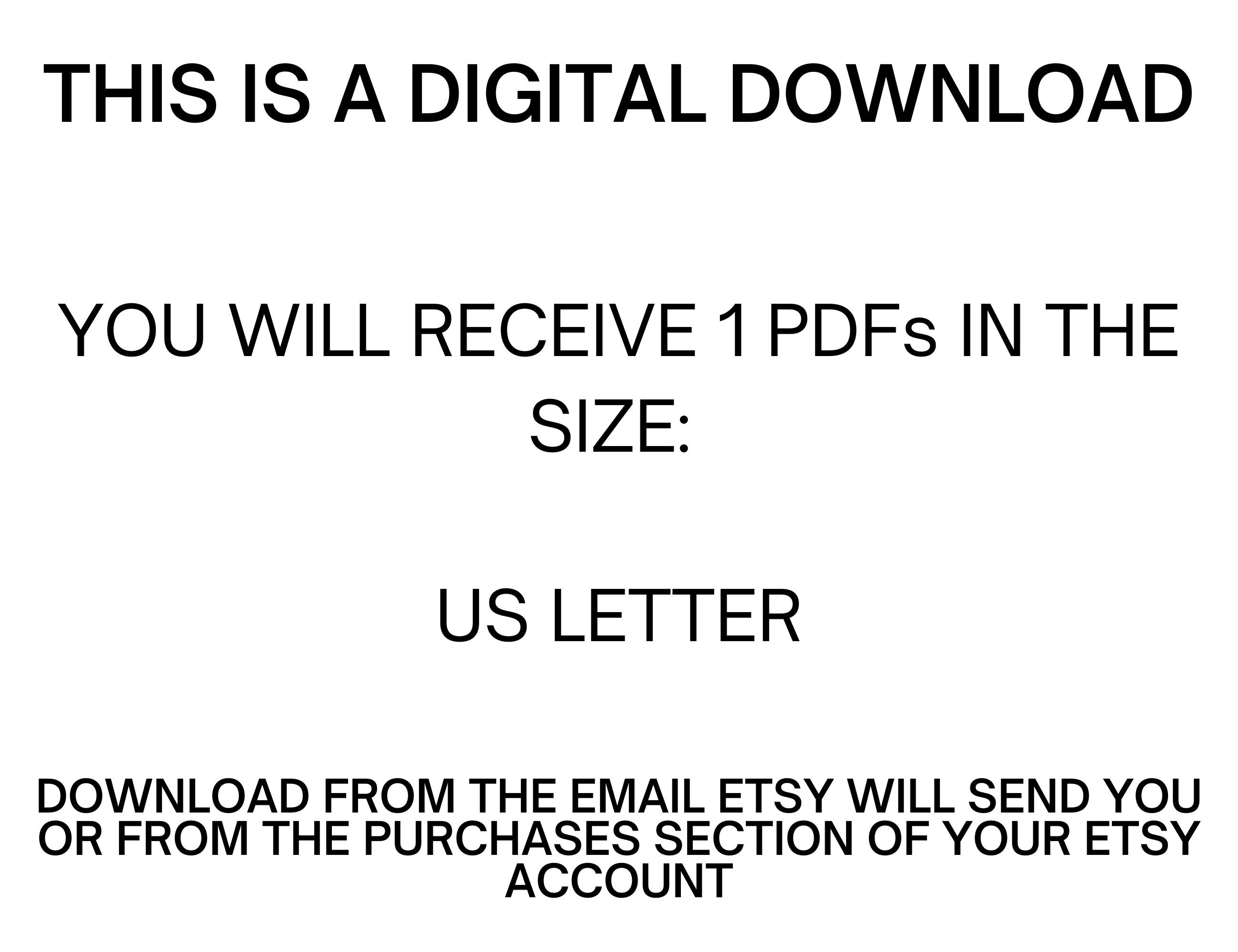 Printable Weekly Checklist - Etsy