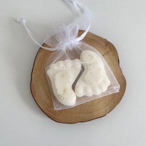 Baby Feet Wax Melt Favours, Gender Party, New Mum, Pregnancy, Baby Shower, First Birthday, Pack Of 2, Clean Cotton Scented