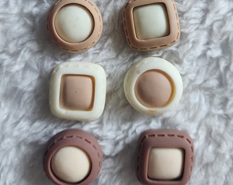 Ensemble d'aimants à pâtisserie à la crème - 8 aimants colorés pour produits de boulangerie - Friandises sucrées - Fournitures scolaires pour le bureau - Petits aimants pour tableau blanc