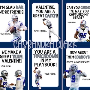 Cowboys-Valentinstagskarten - Druckbare digitaler Download