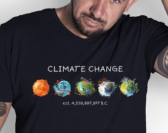 Climate Change Graphic T-Shirt, Political Statement Tee