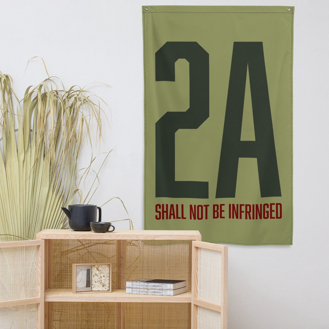 2A Shall Not Be Infringed Flag, Patriotic Polyester Decor - Etsy