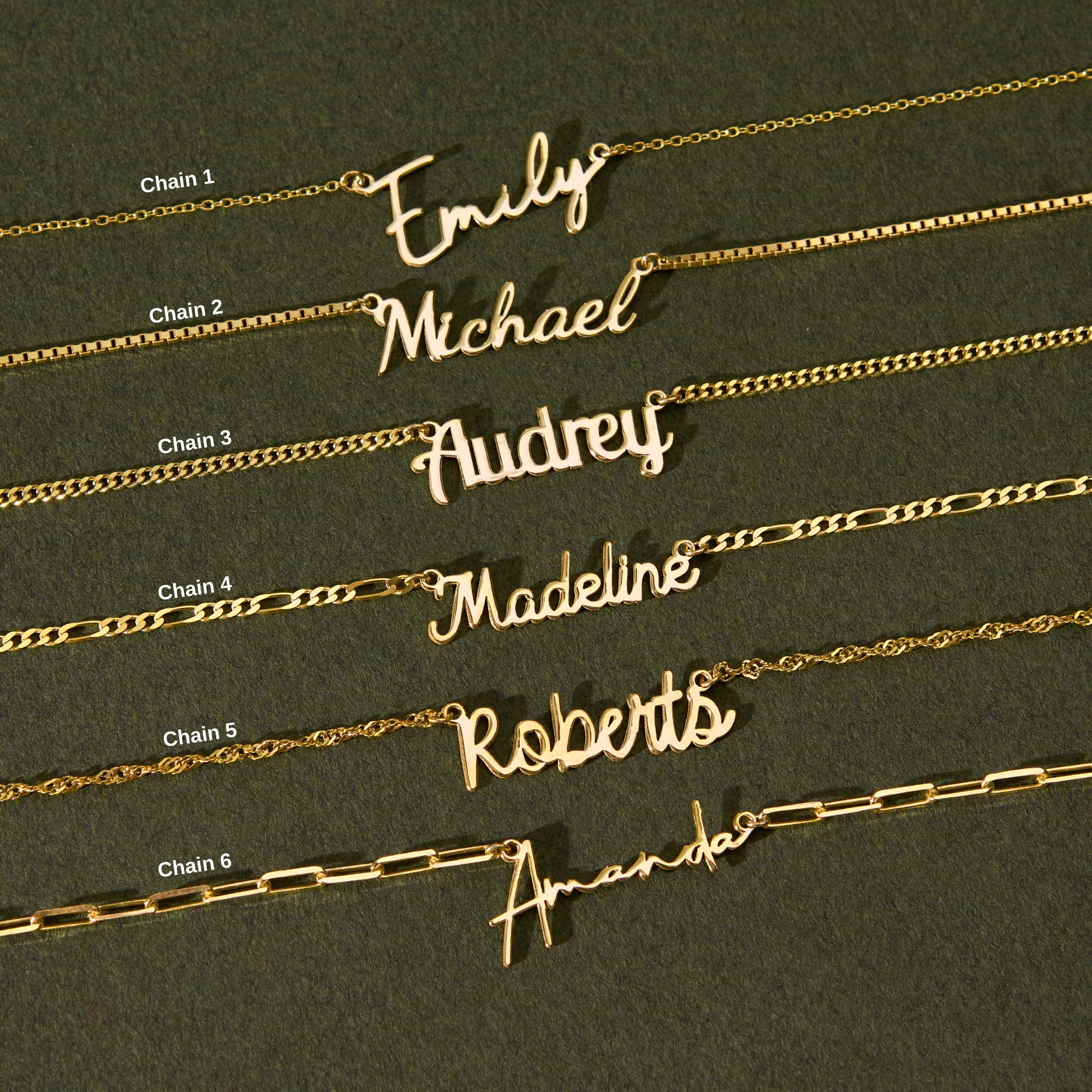 14k Gold Name Necklace, Custom Name Necklace, Personalized Gifts for Her, Custom Nameplate Jewelry, Dainty Name Necklace, Christmas Gifts