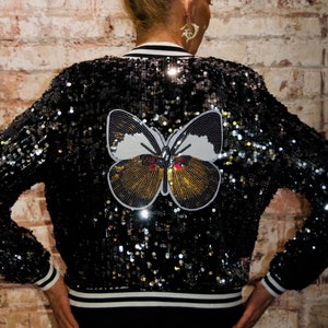 Butterfly Sequin Disco Jacket