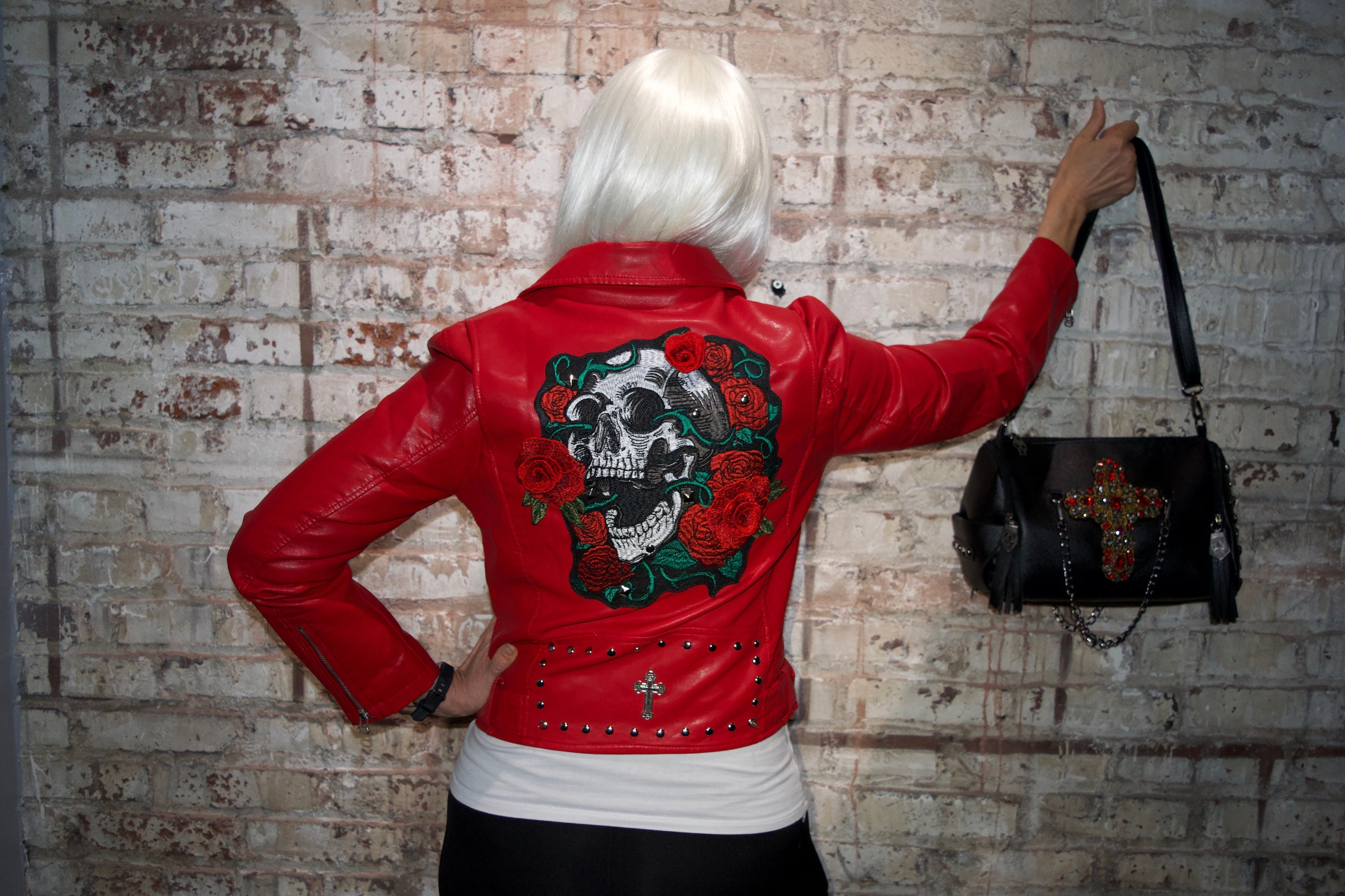 80s Red Jacket - Etsy