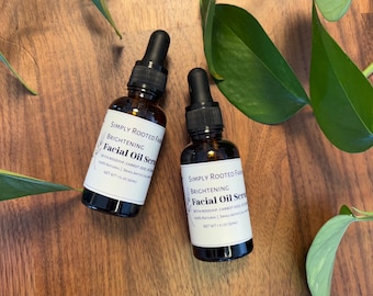 Facial Oil Serum // Natural Face Moisturizer // Rosehip, Carrot Seed, & Jojoba Oil