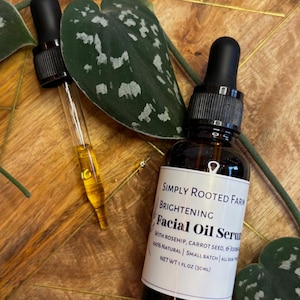 Facial Oil Serum // Natural Face Moisturizer // Rosehip, Carrot Seed, & Jojoba Oil bild 4