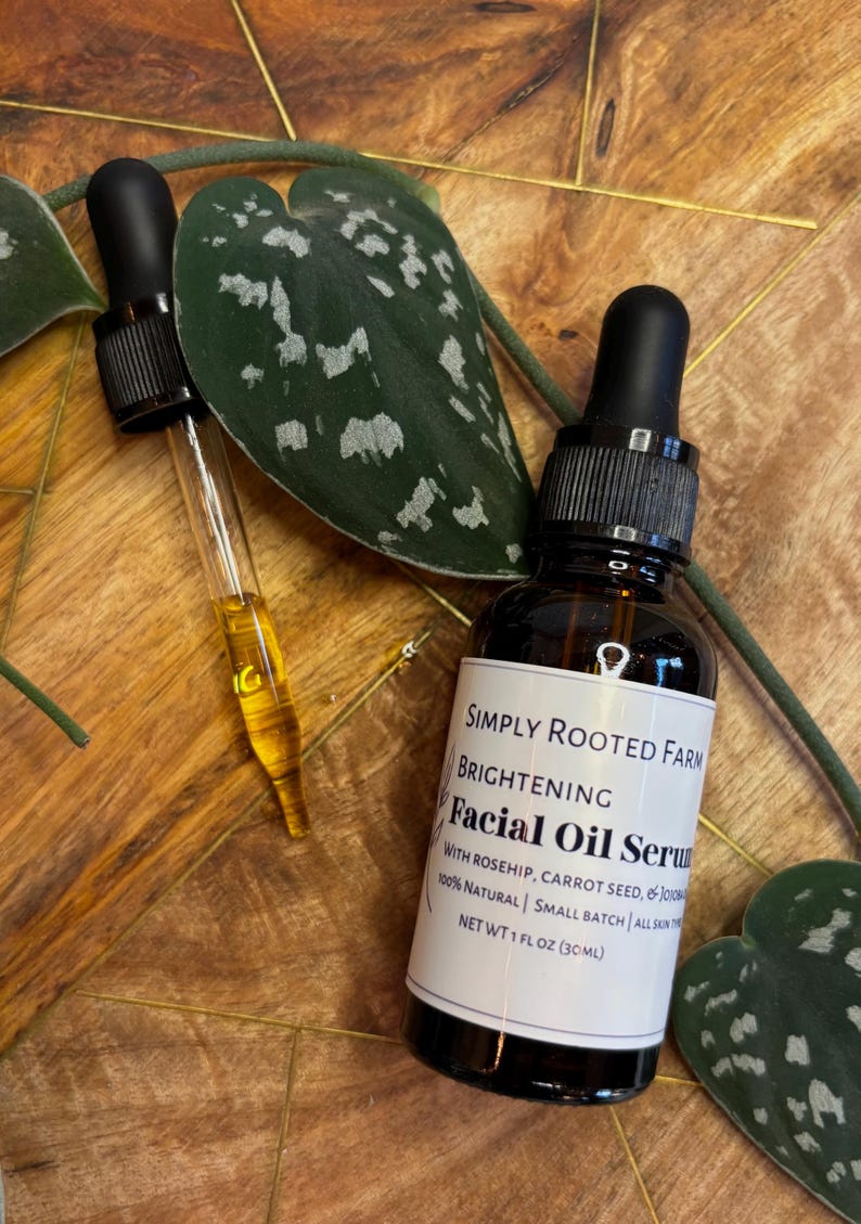 Facial Oil Serum // Natural Face Moisturizer // Rosehip, Carrot Seed, & Jojoba Oil bild 4