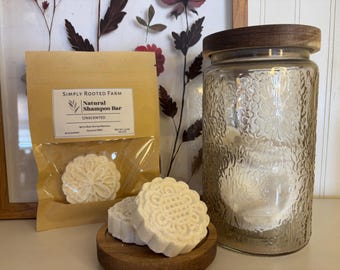 shampoo bar // rice water protein shampoo bar // with vitamin E oil // eco-friendly hair care // 50-75 washes // solid shampoo
