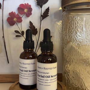 Facial Oil Serum // Natural Face Moisturizer // Rosehip, Carrot Seed, & Jojoba Oil bild 2