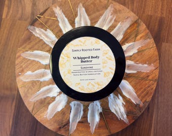 whipped body butter // nourishing body butter // luxury skin care // triple butter formulation