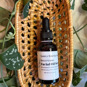 Facial Oil Serum // Natural Face Moisturizer // Rosehip, Carrot Seed, & Jojoba Oil bild 3