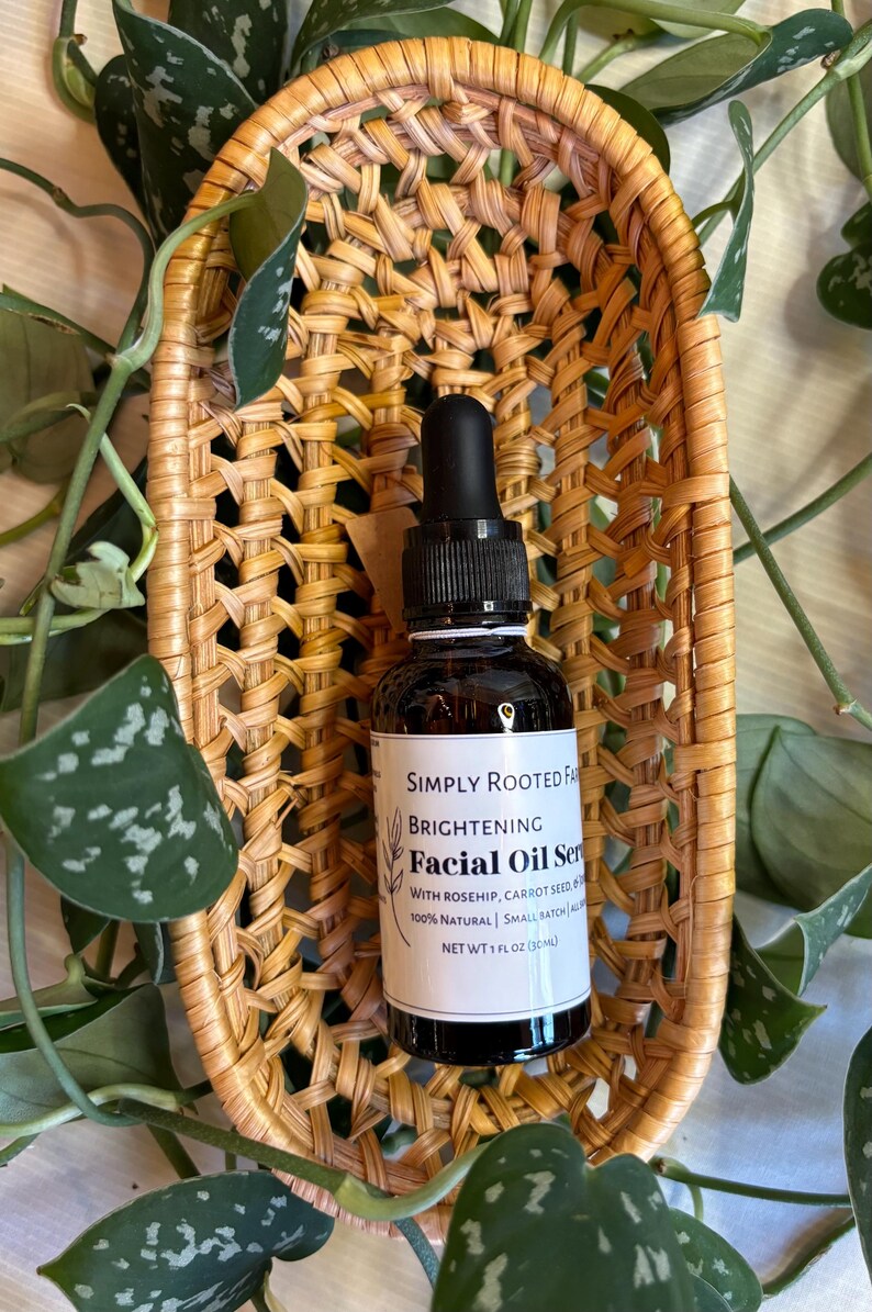 Facial Oil Serum // Natural Face Moisturizer // Rosehip, Carrot Seed, & Jojoba Oil bild 3