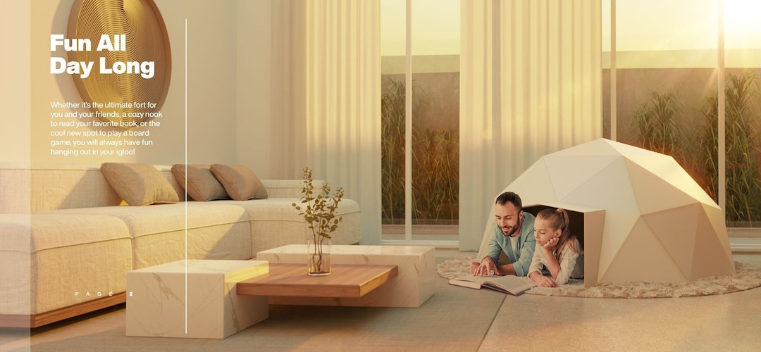 DIY Igloo / Six Sizes Included From 5ft to 10ft / Made Easy With Just