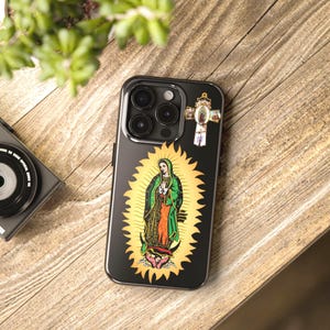 Unsere Dame von Guadalupe Tough Phone Case, religiöse Jungfrau Maria katholische christliche iPhone-Abdeckung, Schutzhülle, robuste Handyhülle,