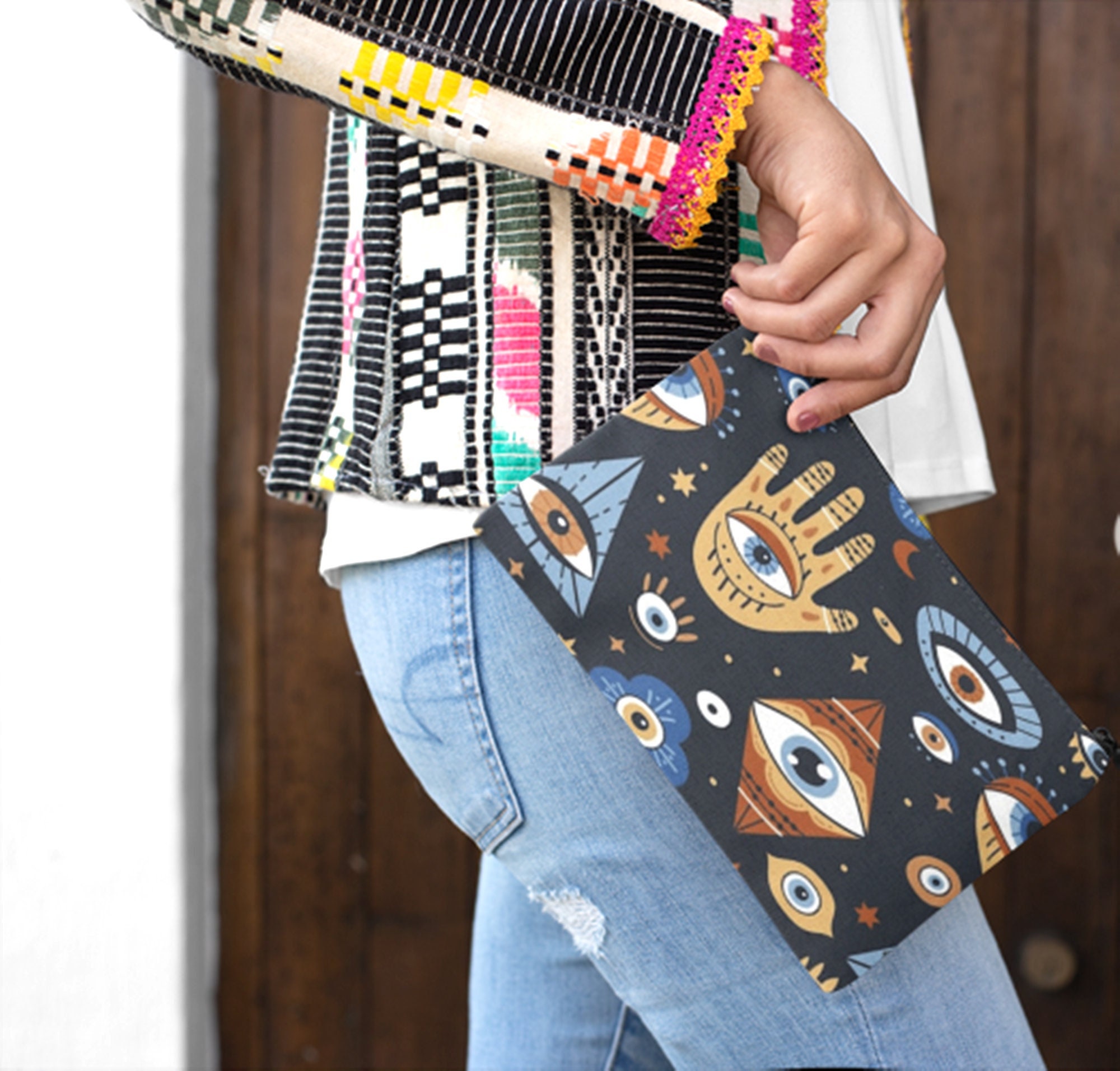 Kenzo a4 cheap eye clutch