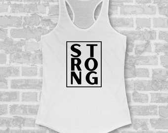 STRONG Women's Racerback Tank Top