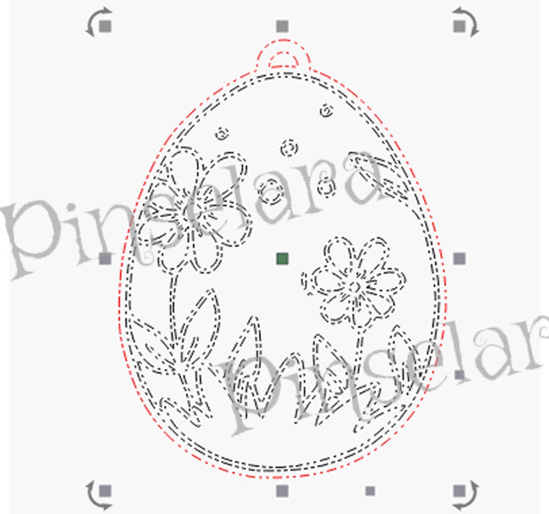 Laser Cut File, Door Wreath Happy Easter, Easter Pendant, Easter ...