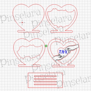 Laser Cut File, Shadow Box Heart, Night Light Decoration, Wood Decoration Lasercut