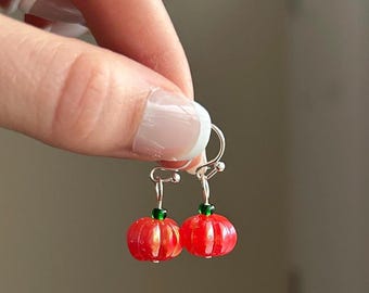 Pumpkin Dangle Earrings