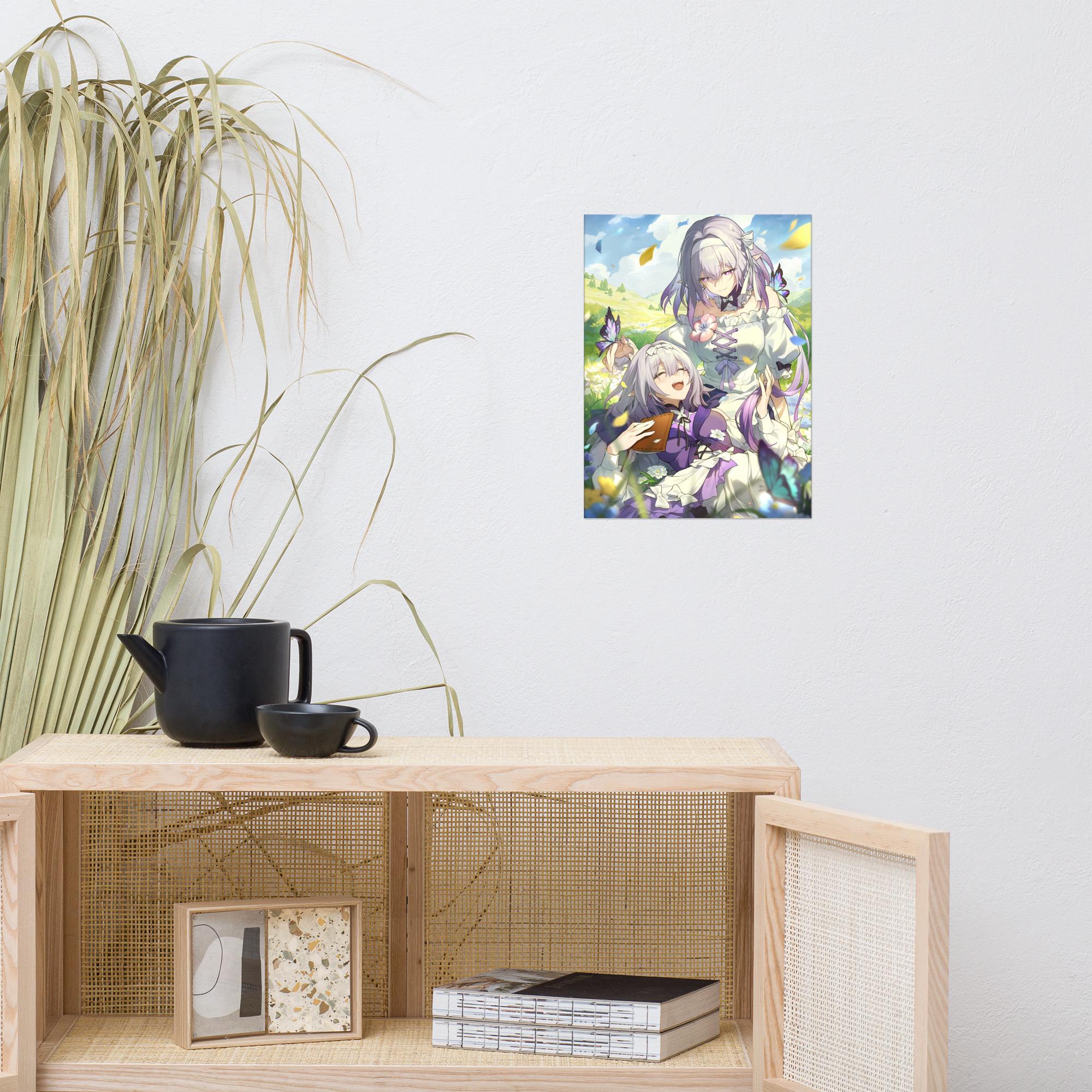 Honkai Star Rail Poster Light Cone Print Castorice the Flower