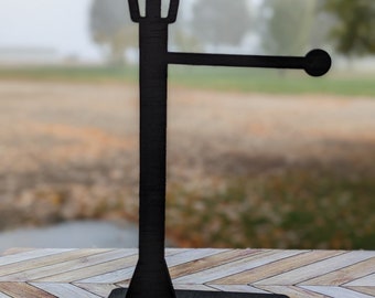Wooden Streetlight Ornament Holder, Keepsake Ornament Holder, Ornament Display, Ornament Stand, Ornament Hanger
