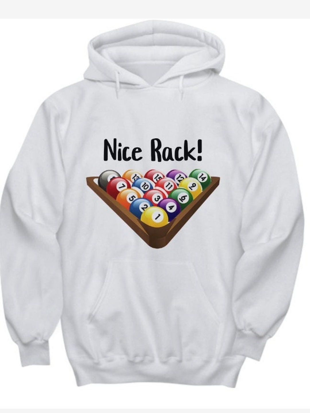 Nice Rack Billiards Hoodie, Pool, Gift for Women Etsy