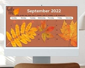 BUNDLE Digital download Calendar, Positive affirmations,, monthly calendar, Personal organizer, Printable PDF calendar
