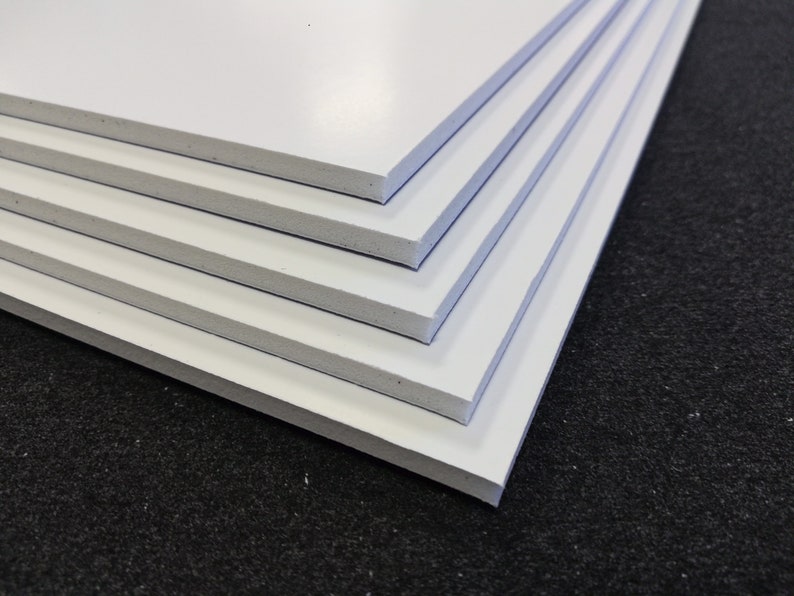 Set of 5 24x36 Inches White Acid Free Foam Board for Artwork Etsy Canada