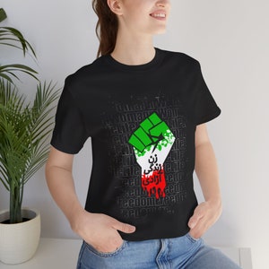Mujer Unisex, Vida, Camiseta de Manga Corta Libertad, Movimiento Persa, Libertad para la Vida, Unidad