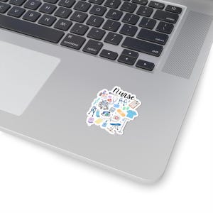 Nurse Sticker: Glossy Vinyl Decal for Laptops, Water Bottles